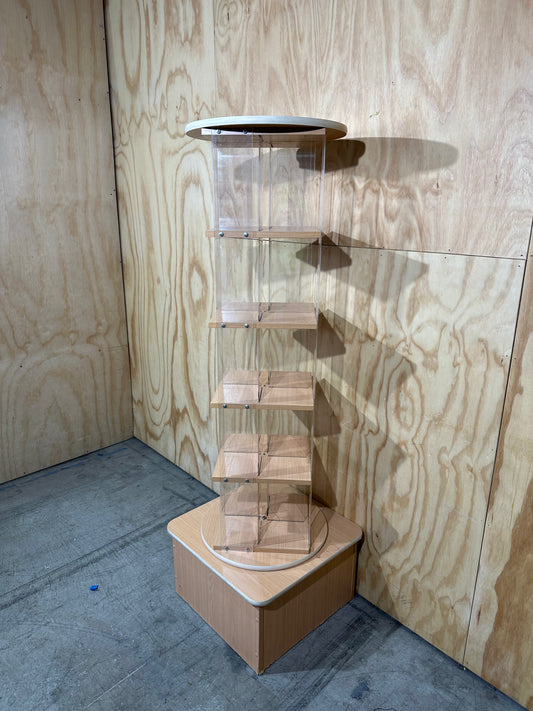 Timber veneer Display rotunda