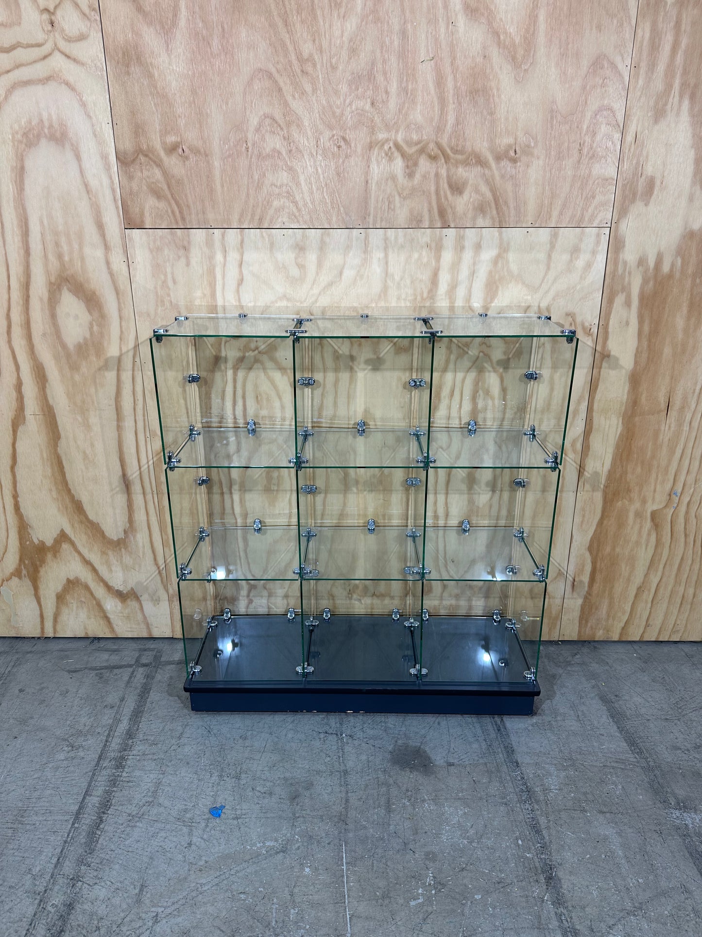 3 Bay Glass Display Cabinet