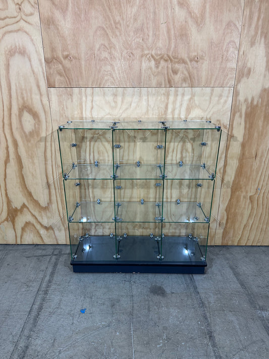 3 Bay Glass Display Cabinet