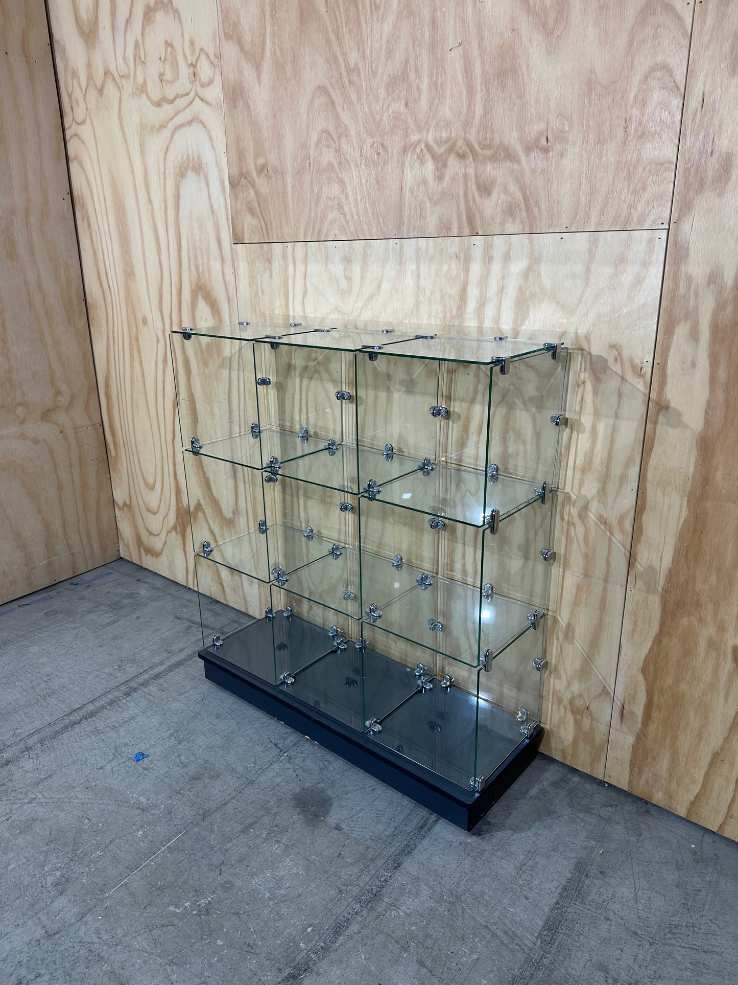 3 Bay Glass Display Cabinet