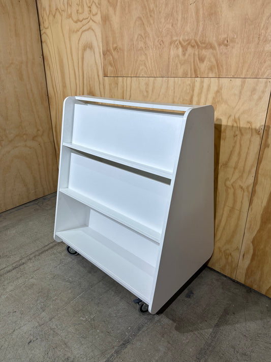 A-Frame Display Shelf on Wheels