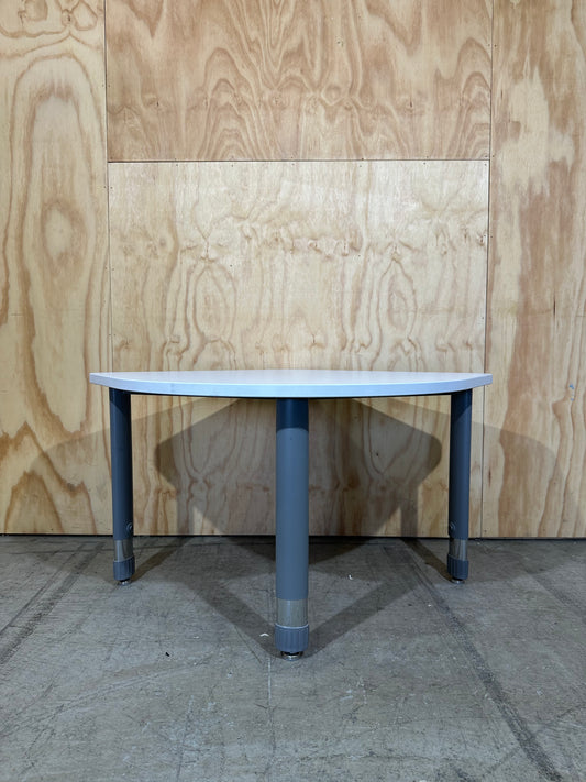 Steelcase coffee table in 'shield' shape