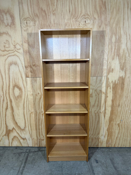 Wood finish bookshelf