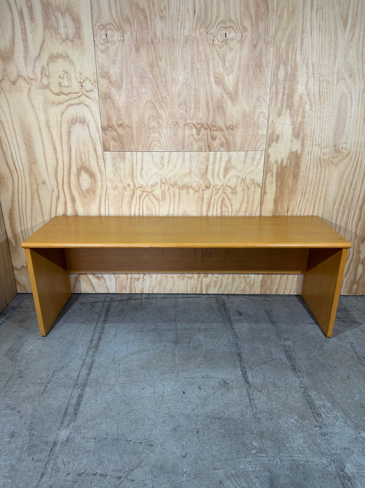 Timber veneer desk
