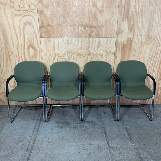 Vintage Wilkhahn FS Line Cantilever Chair in Olive Green (B Grade)