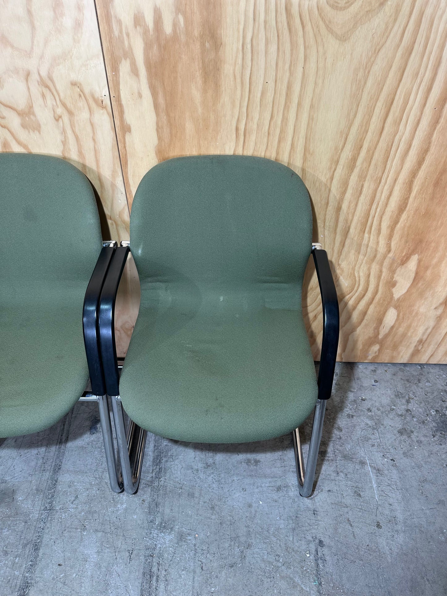 Vintage Wilkhahn FS Line Cantilever Chair in Olive Green (B Grade)