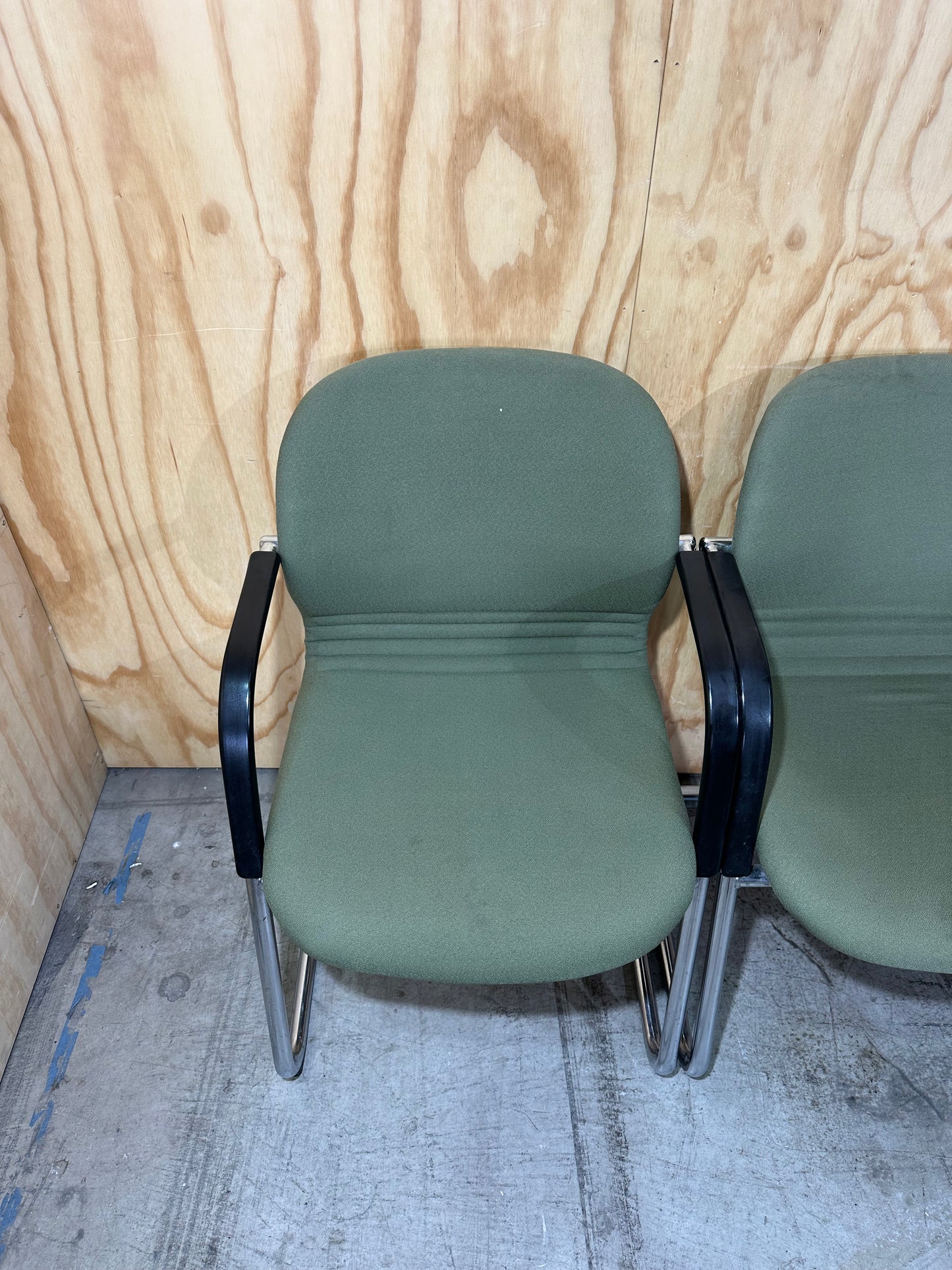 Vintage Wilkhahn FS Line Cantilever Chair in Olive Green (B Grade)