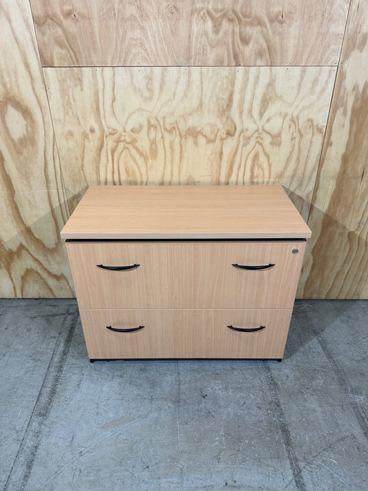 Timber veneer drawer unit by Workspace