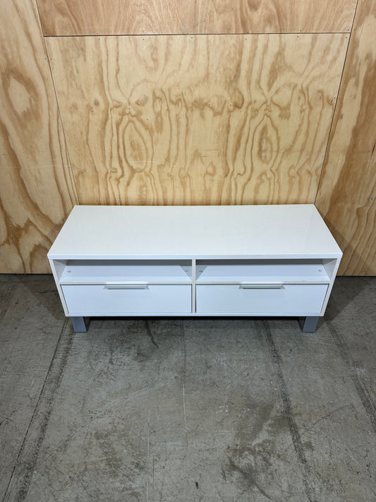 White Melamine TV Unit