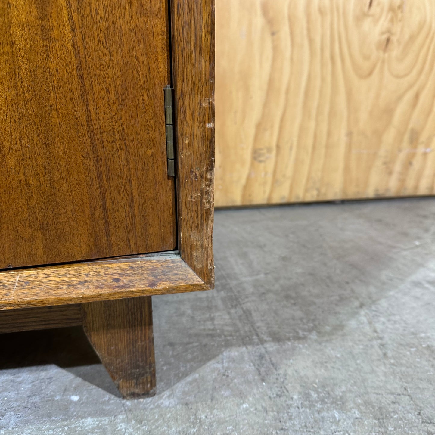 Vintage Mid-Century Timber Wardrobe