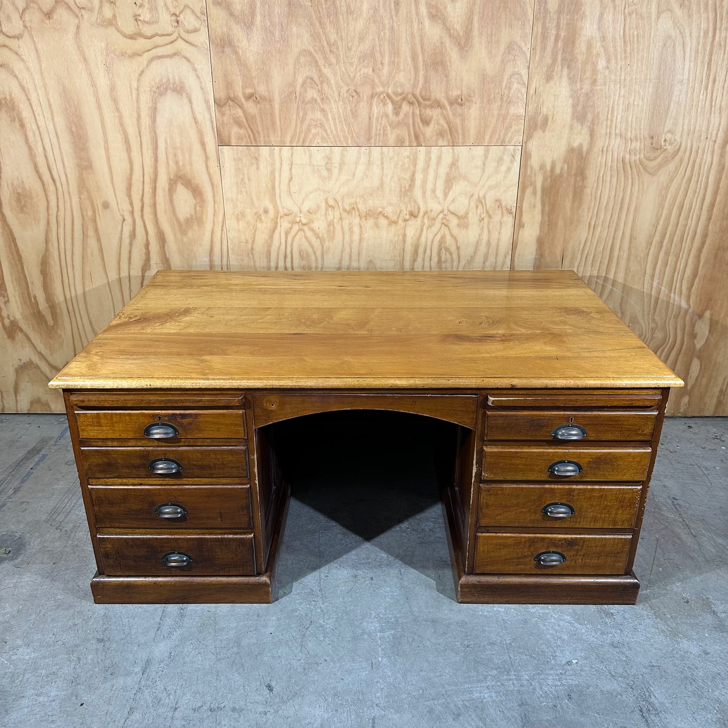 Vintage Executive Wooden Desk