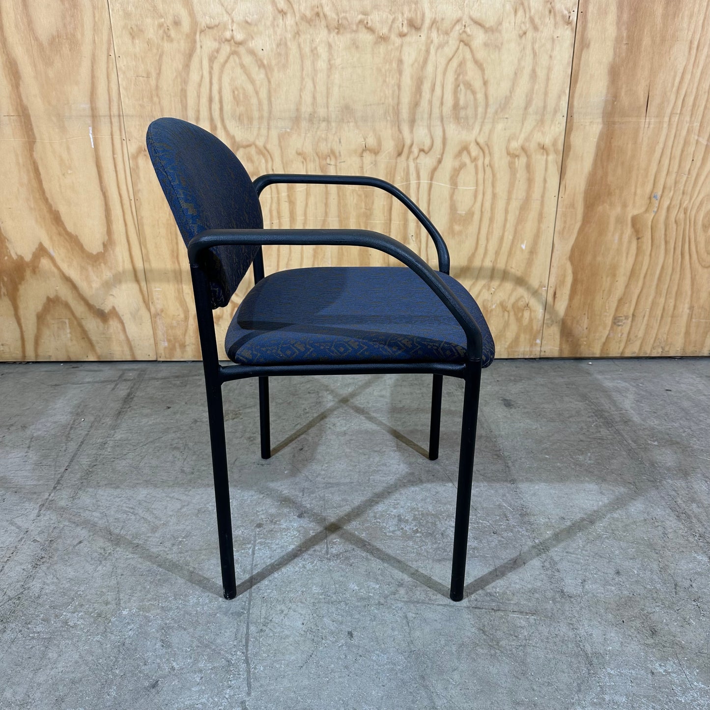 Schiavello 1990s Patterned Upholstery Visitor Chair