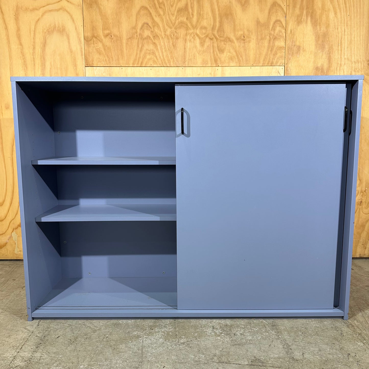 Two-Door Credenza in Slate Blue