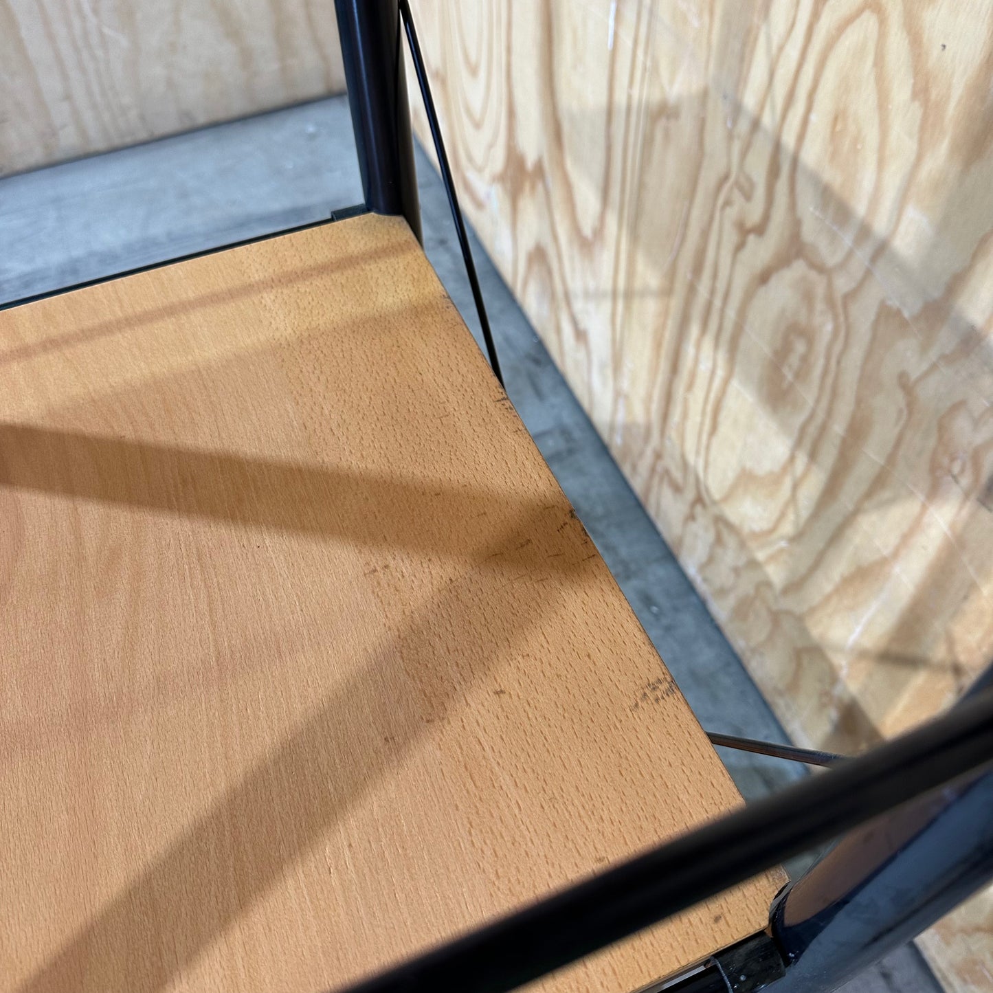 Axel Black Metal and Timber Shelving Unit