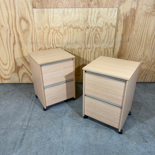 Light Wooden Veneer Pedestal