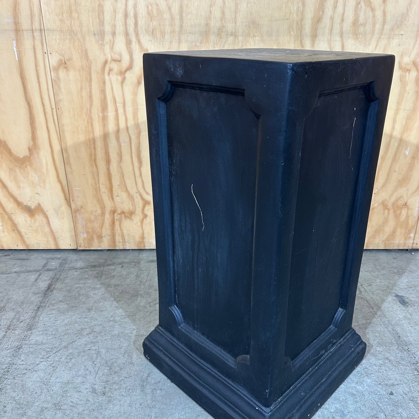 Black Display Plinth