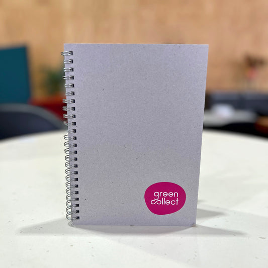 Green Collect Logo Upcycled Notebook A5