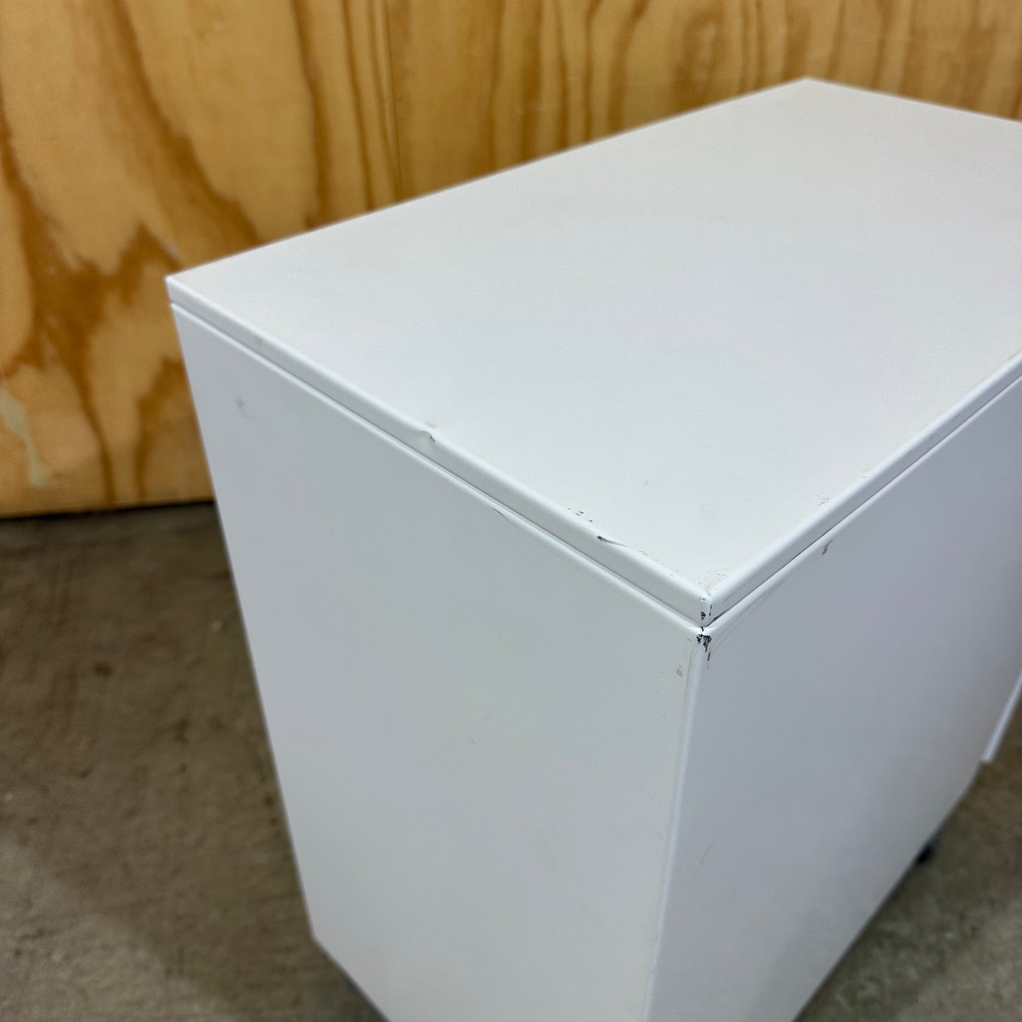 Slimline White 3-Drawer Pedestal