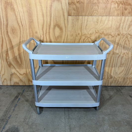 Commercial Grey 3-Tier Utility Trolley