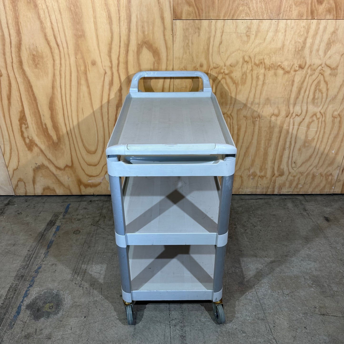 Commercial Grey 3-Tier Utility Trolley