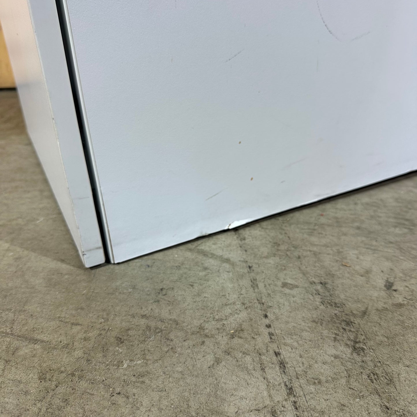 Large White 2-Drawer Pedestal
