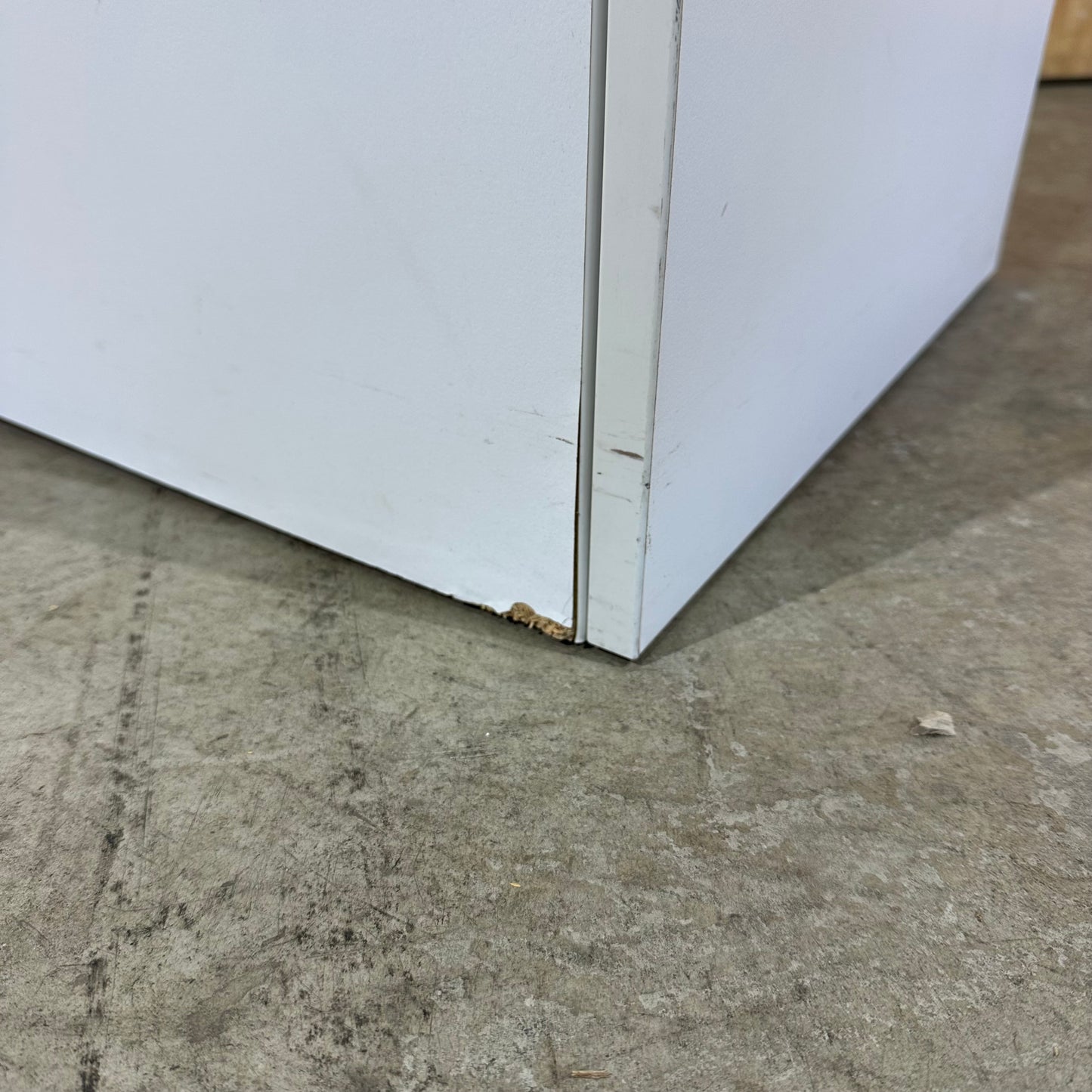 Large White 2-Drawer Pedestal
