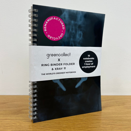 Green Collect Xray Upcycled Notebook A5