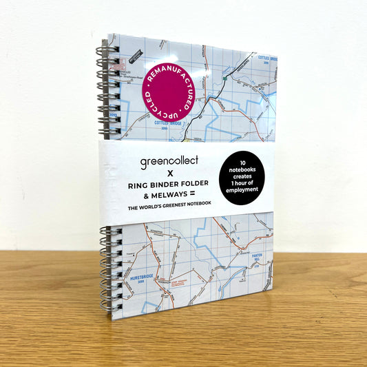 Green Collect Melway Upcycled Notebook A5