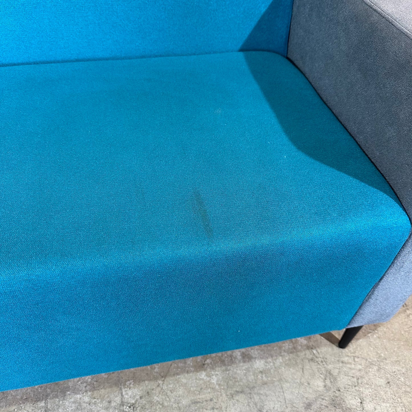 Grey and Blue Chair Solutions Koosh Sofa