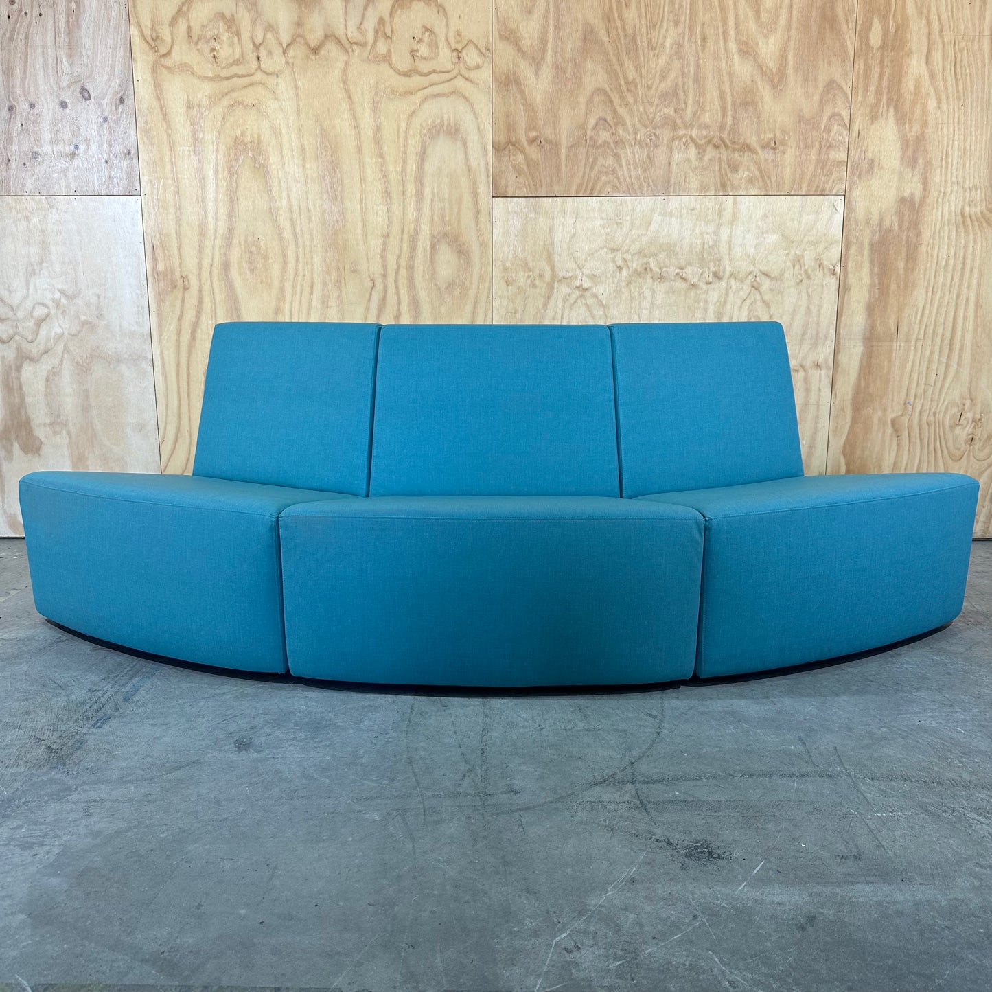Turquoise Modular Vinyl Seat