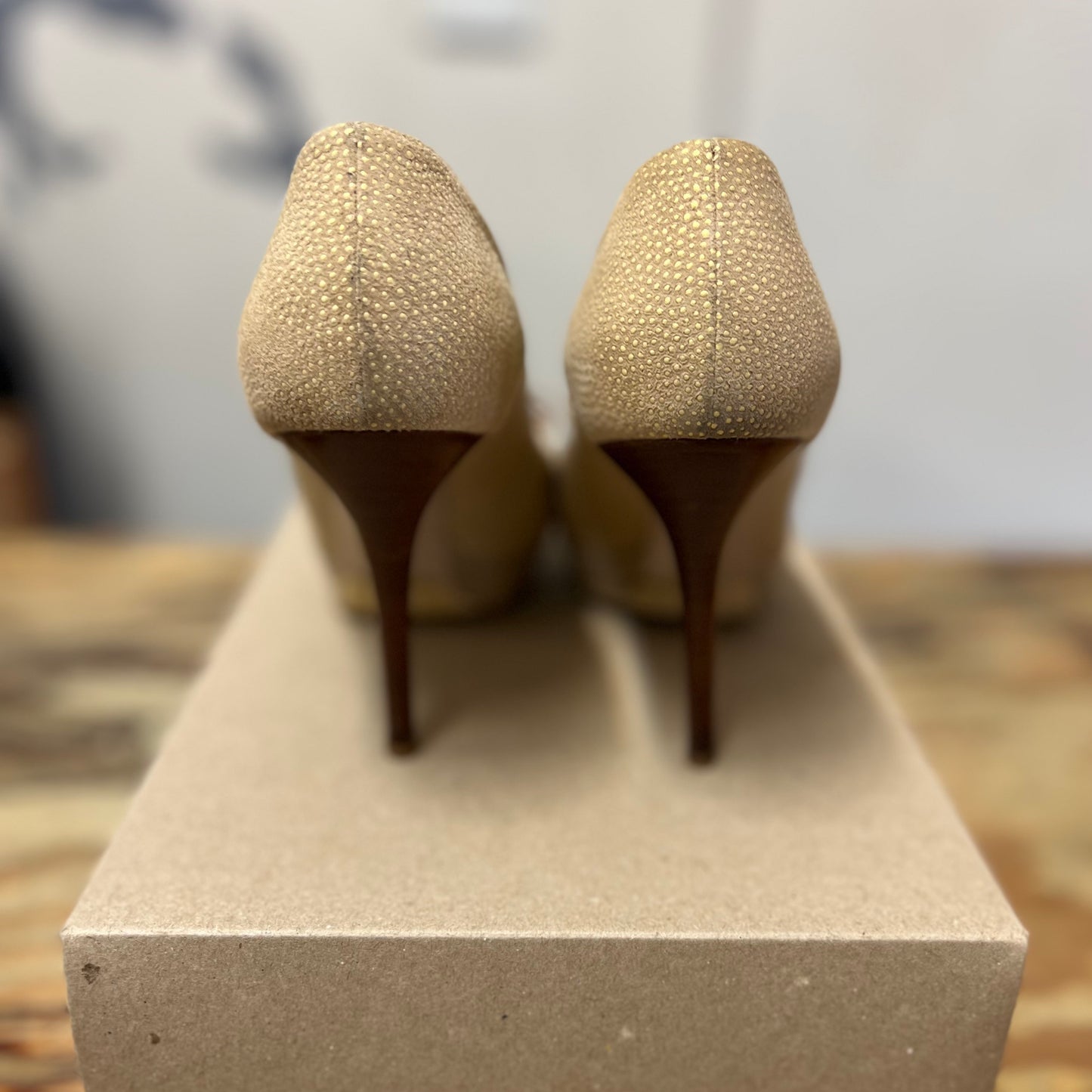 Salvatore Ferragamo Vara Bow Peep Toe Pumps