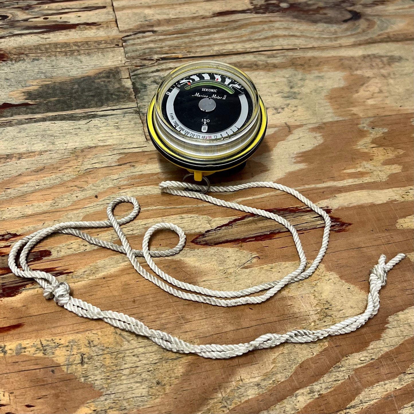 Vintage Yellow Sekonic Marine METER II