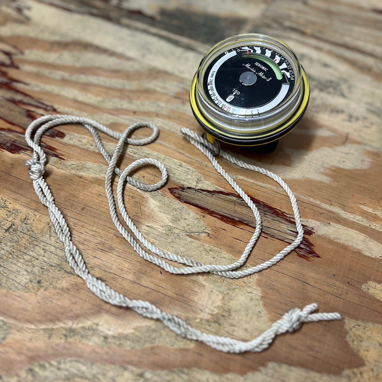 Vintage Yellow Sekonic Marine METER II