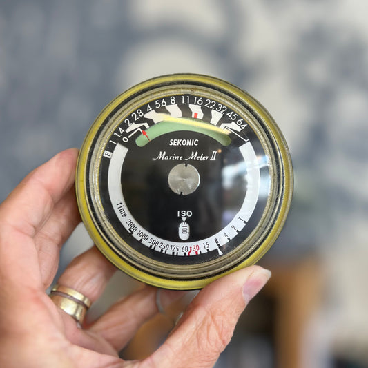 Vintage Yellow Sekonic Marine METER II