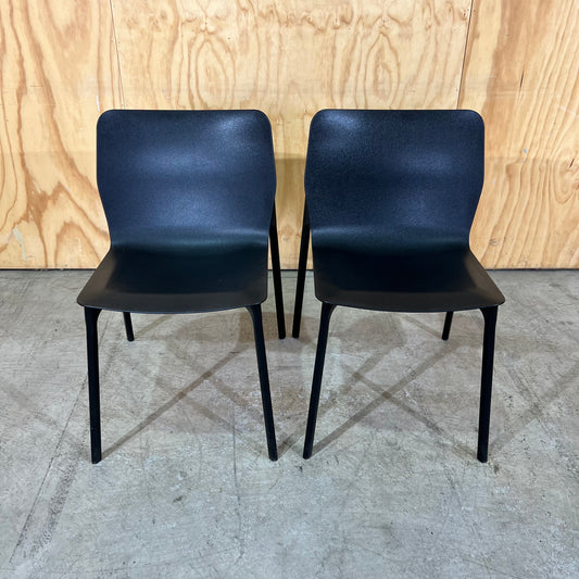 Wilkhahn Chassis Visitor Chair Black