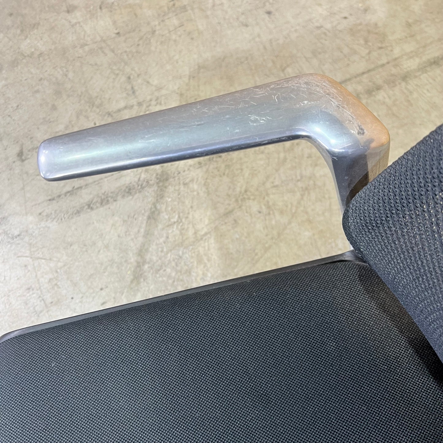 Vitra MedaSlim Office Chair Mesh Back with Chrome Arms