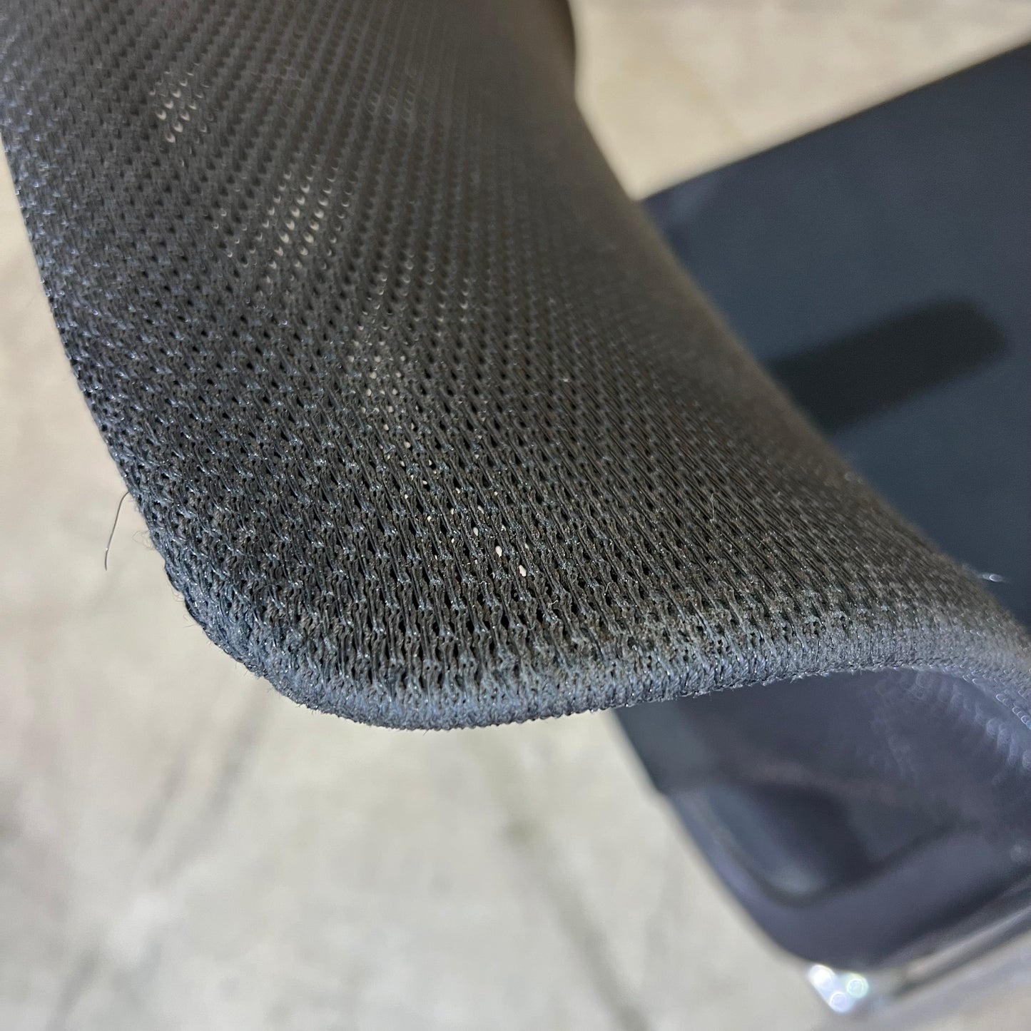 Vitra MedaSlim Office Chair Mesh Back with Chrome Arms