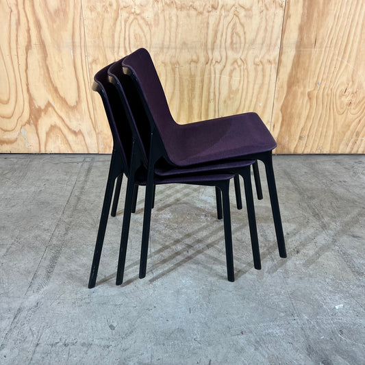Wilkhahn Chassis Visitor Chair Purple
