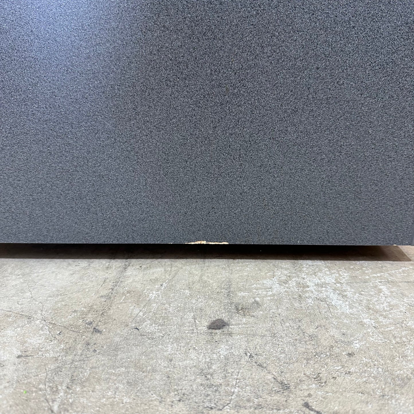 Oak veneer and charcoal 3 drawer pedestal