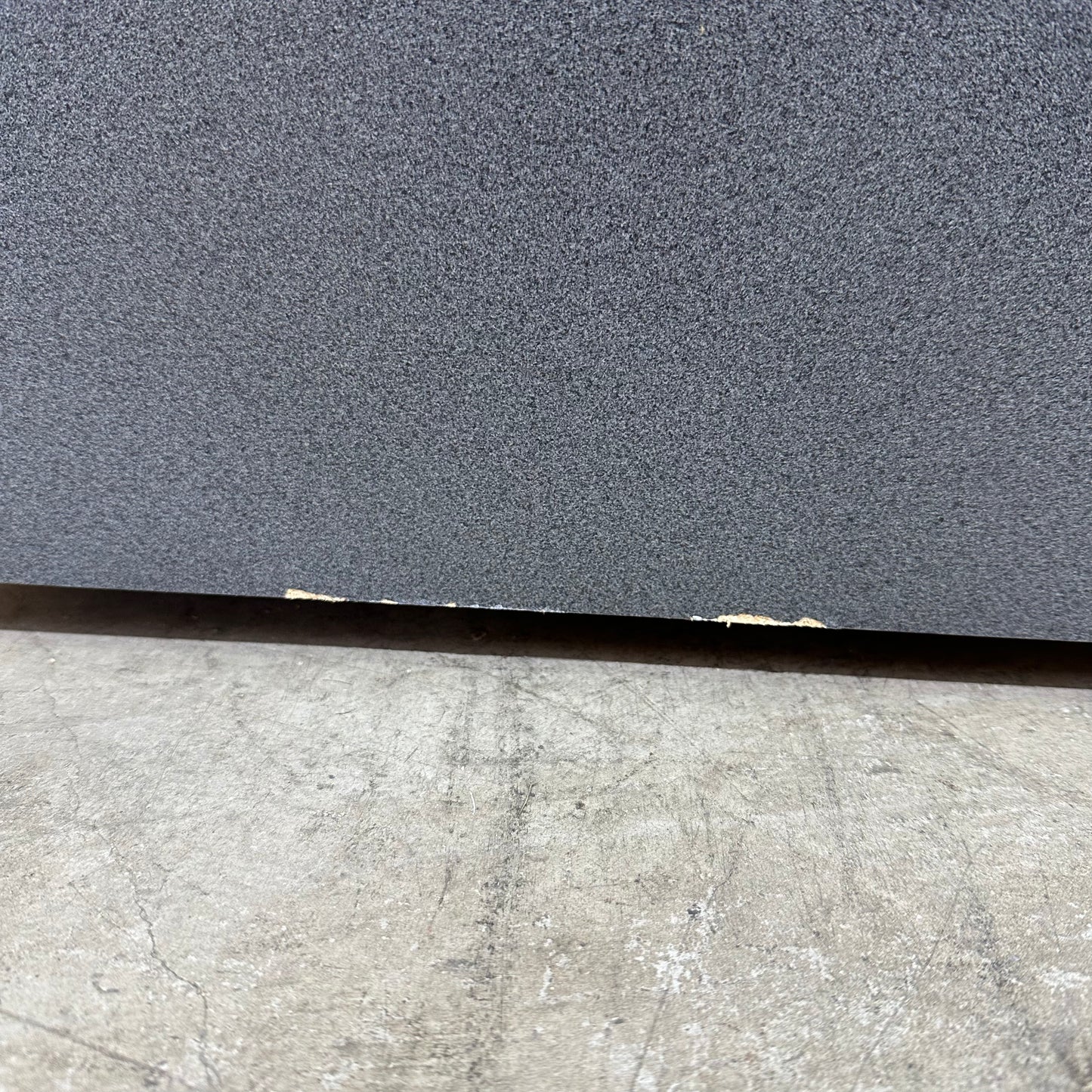Oak veneer and charcoal 3 drawer pedestal