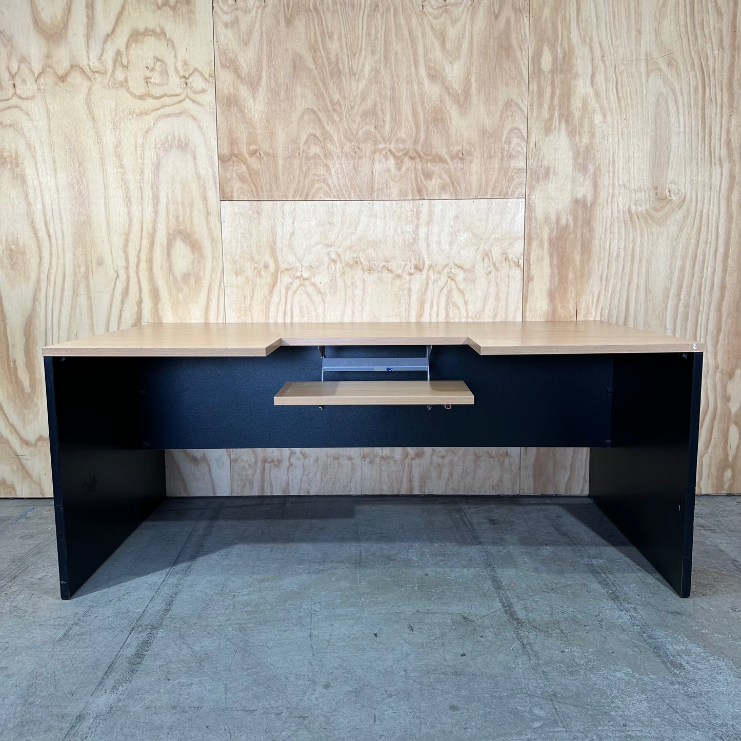 Desk with Adjustable Keyboard Height