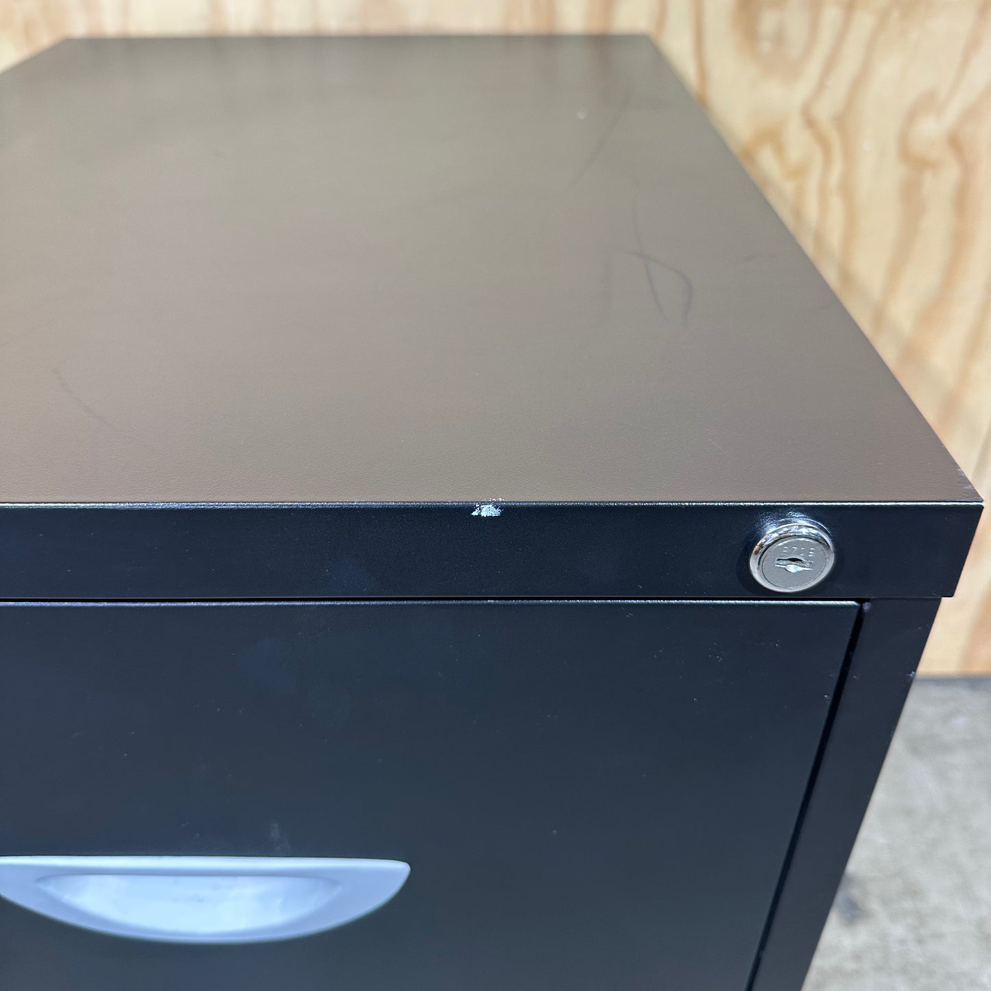 Black 2 drawer filing cabinet by Endurance