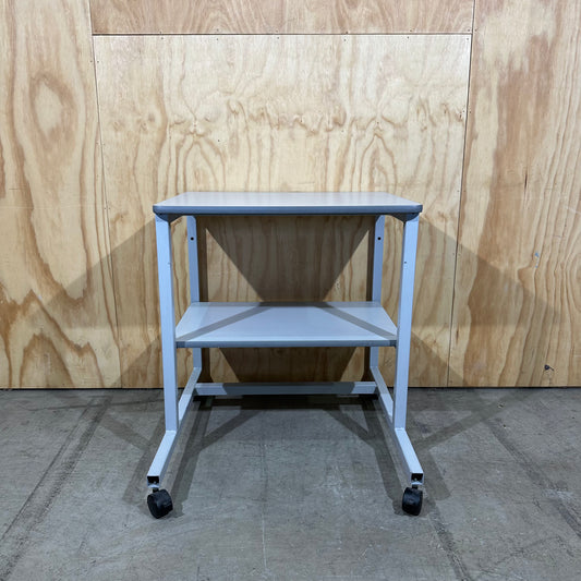 Small grey side unit on wheels