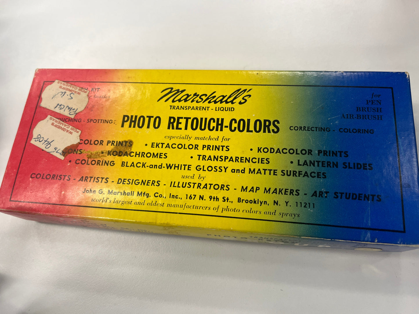 Vintage Photo Retouch Set - 9 pieces, Secondhand & Used (Miscellaneous. Toners + Dyes)
