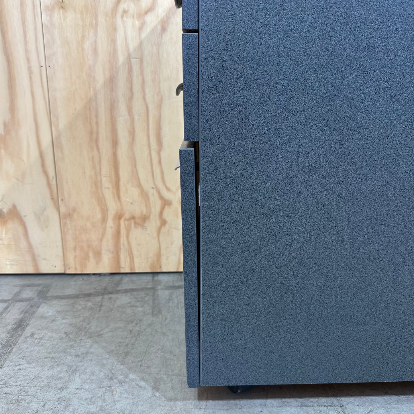 Charcoal three drawer Pedestal