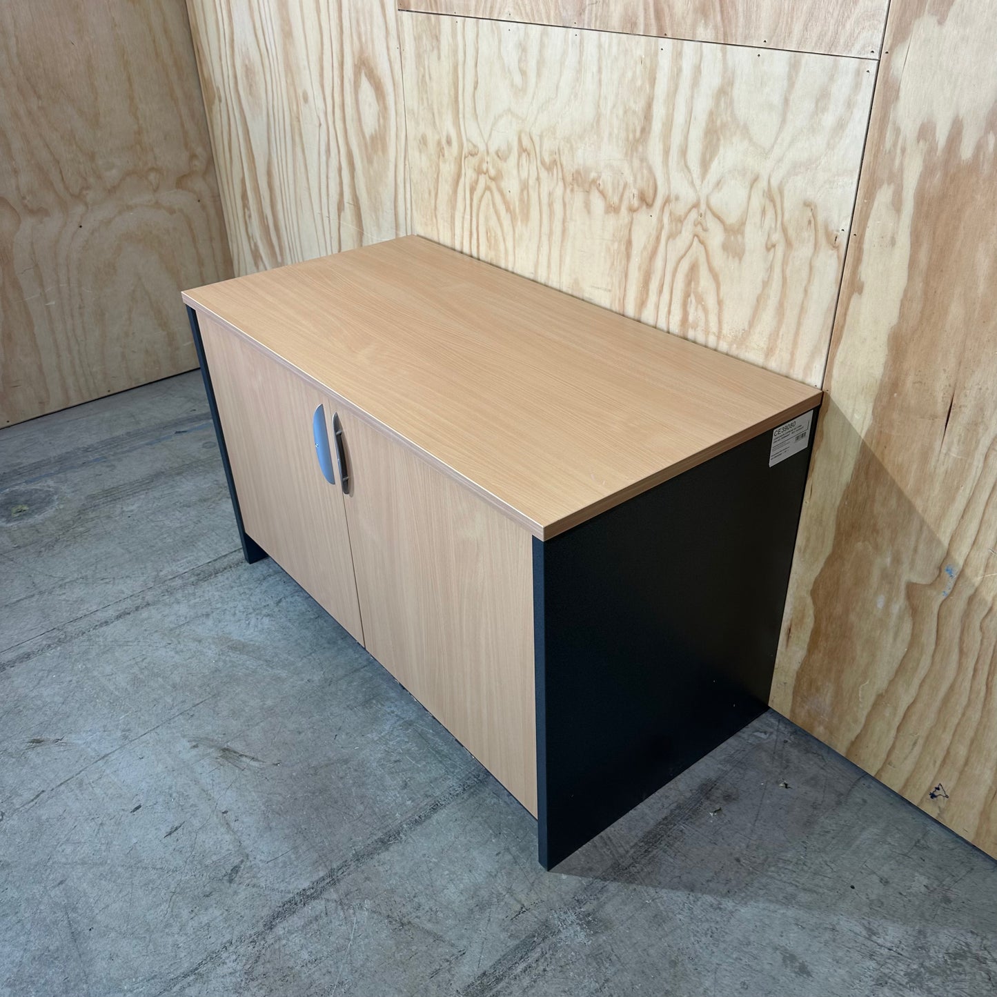 Light wooden veneer sideboard