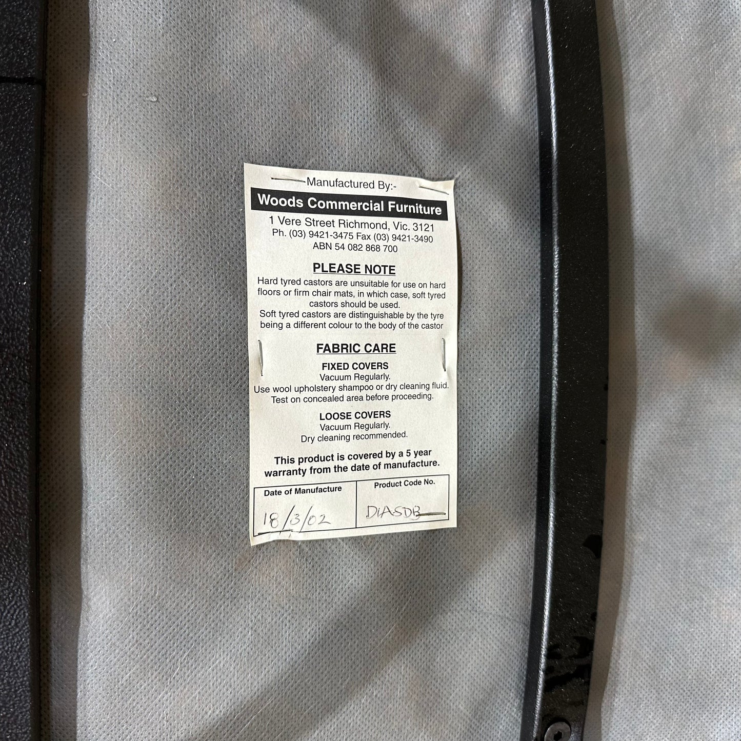 Newport Visitor chair by Woods Commercial Furniture