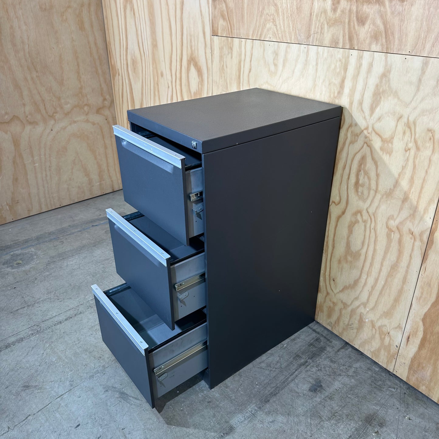 Dark Grey Filing Cabinet