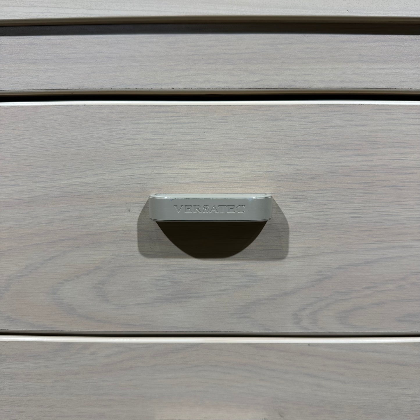 Four drawer pedestal with beech veneer