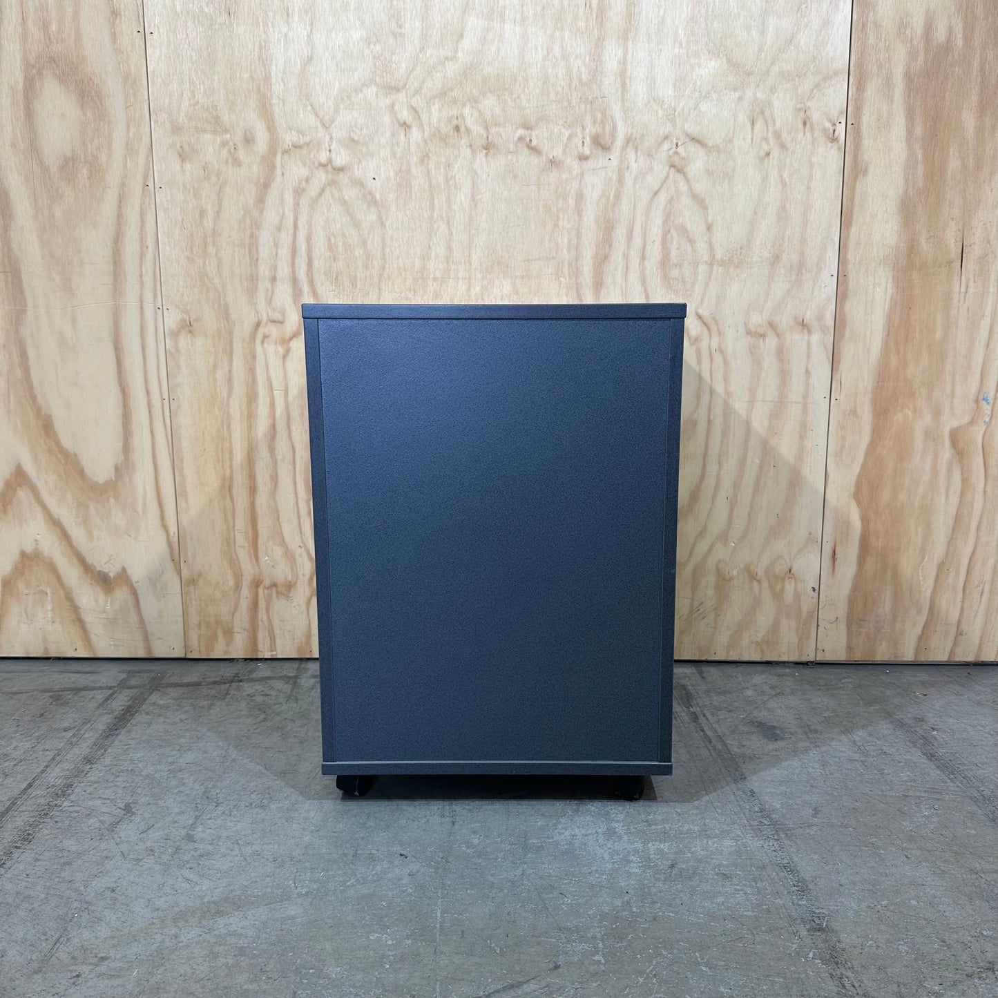 Wooden Veneer/Charcoal Pedestal